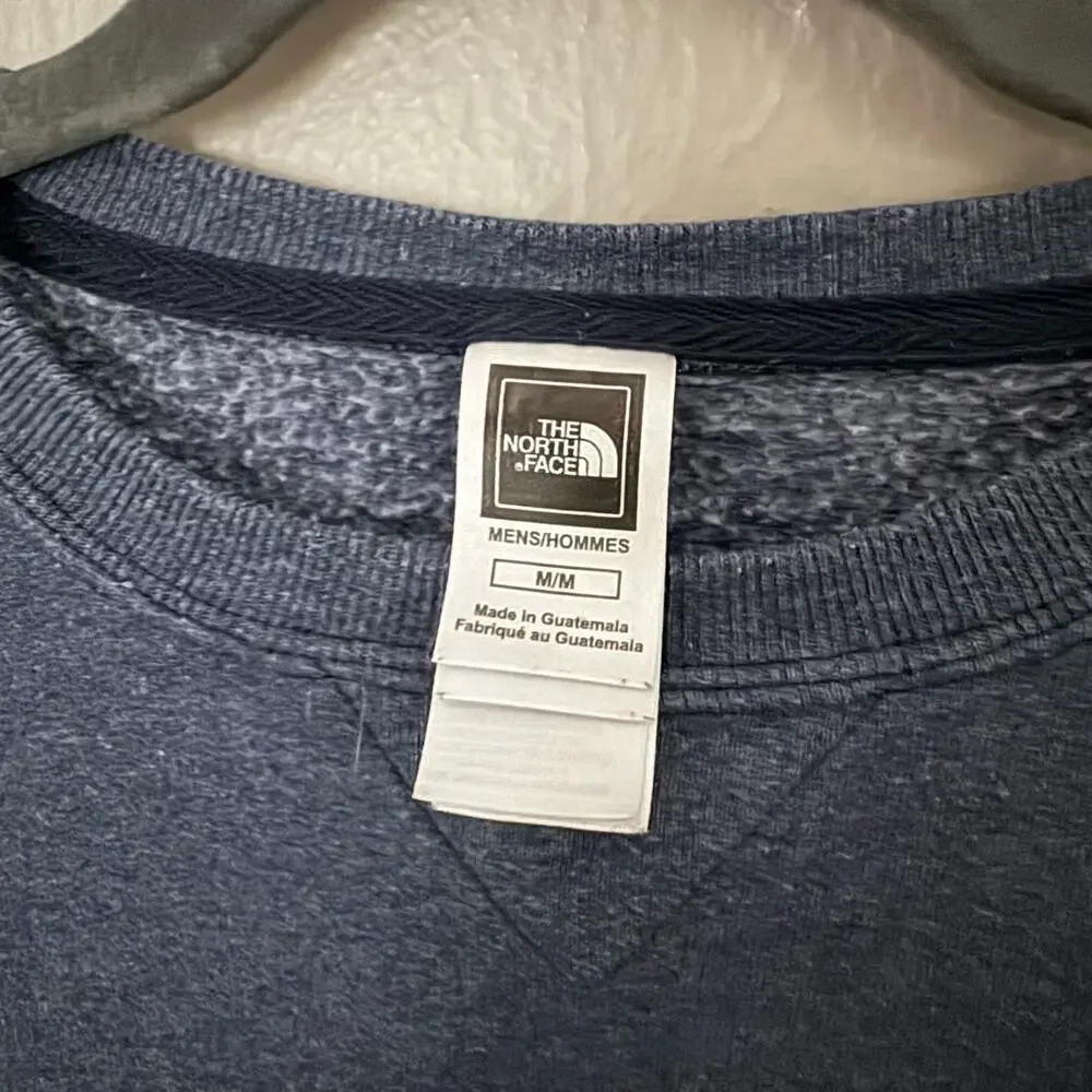 THE NORTH FACE Navy Blue Logo Sweatshirt Size Men's Medium casual comfort fall